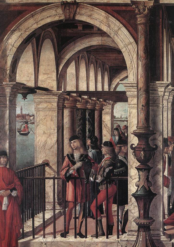 Arrival of the English Ambassadors (detail) g